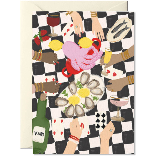 Carte Dîner de fruits de mer