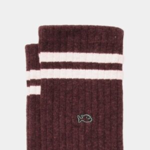 Chaussettes rétro Bordeaux