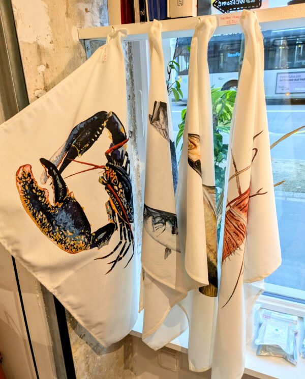 Torchons poissonnerie - 4 modèles