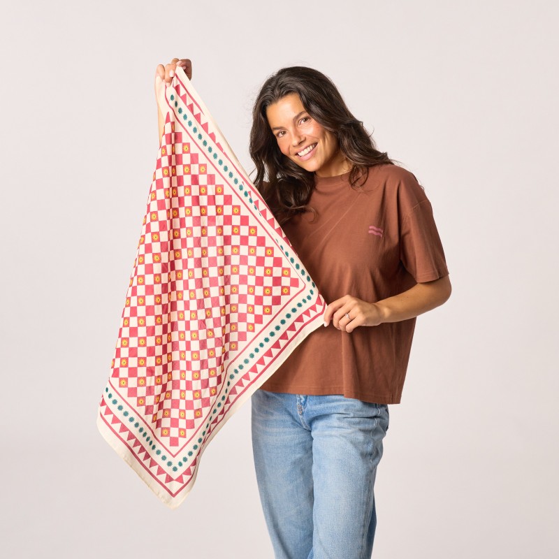 Petit Foulard Romane Ecru – Image 3