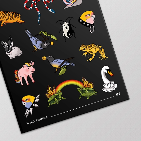 Planche Stickers Wild Things – Image 2