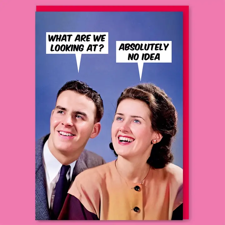 Carte postale What Are We Looking At ?