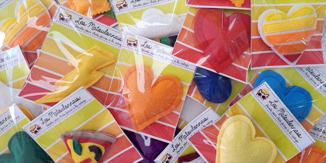 Herbe à Chat - Cœur orangé – Image 3