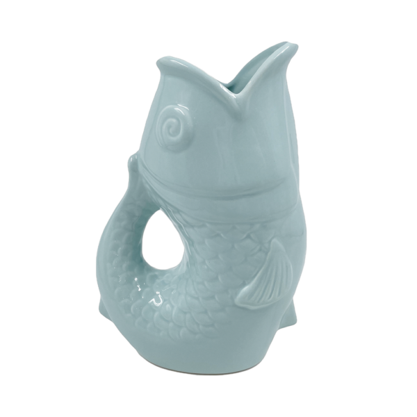 Vase Pichet poisson bleu