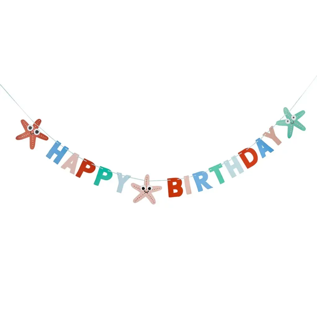 Guirlande Happy Birthday Amis Marins