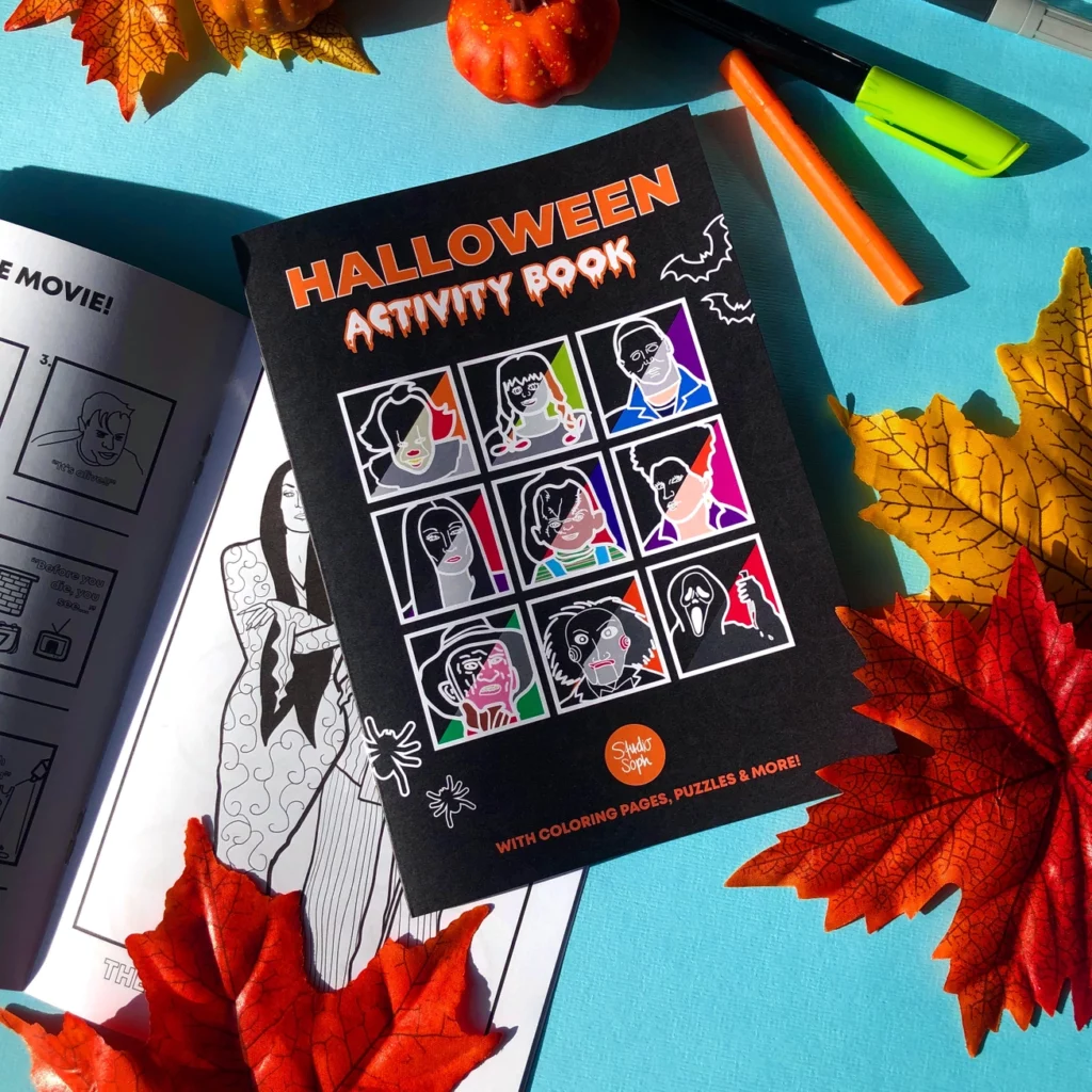 Carnet d'activités Horror Icons