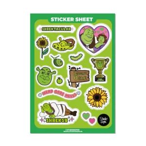 Planche de Stickers Shrek